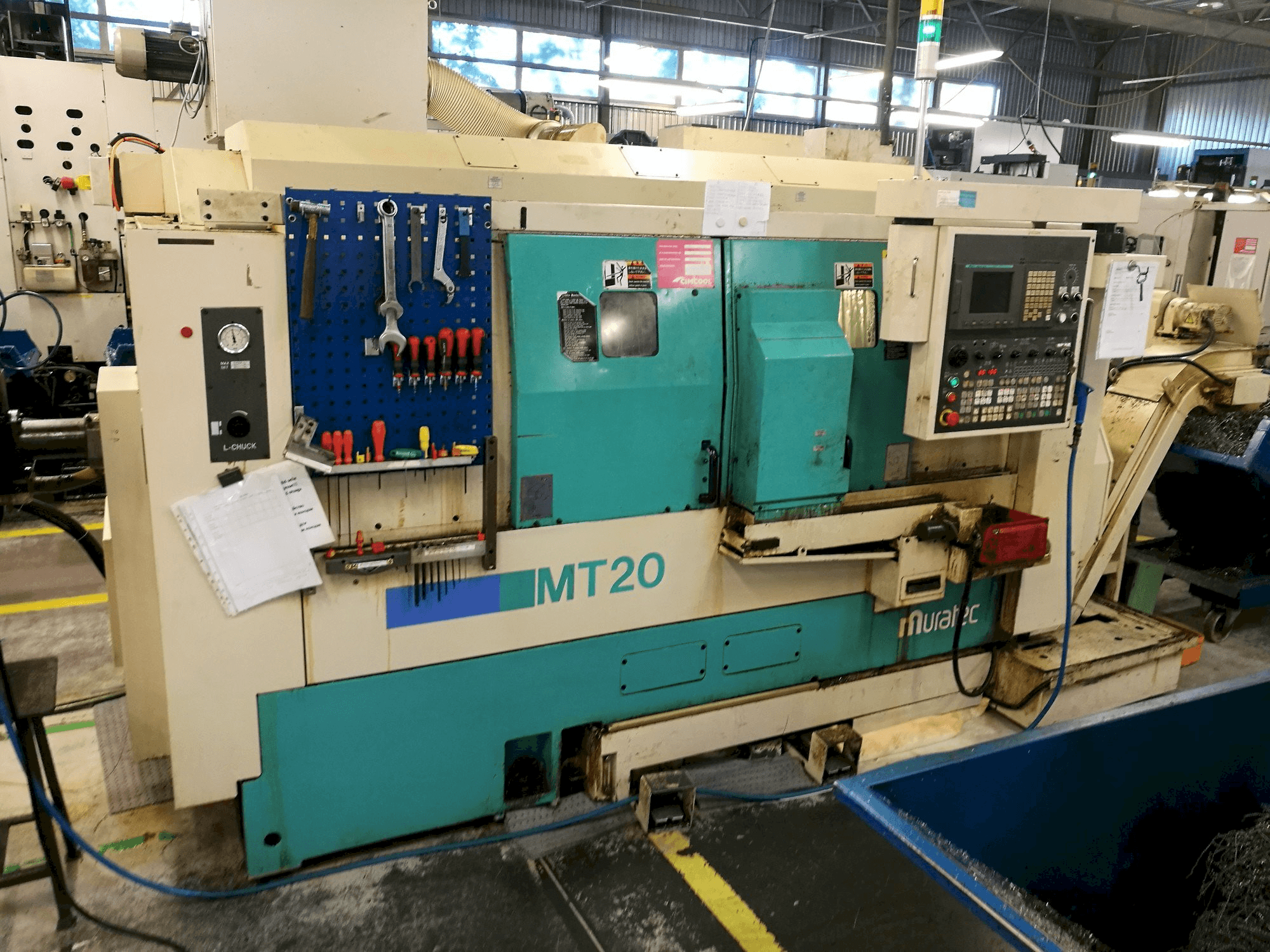 Front view of Muratec MT20 machine