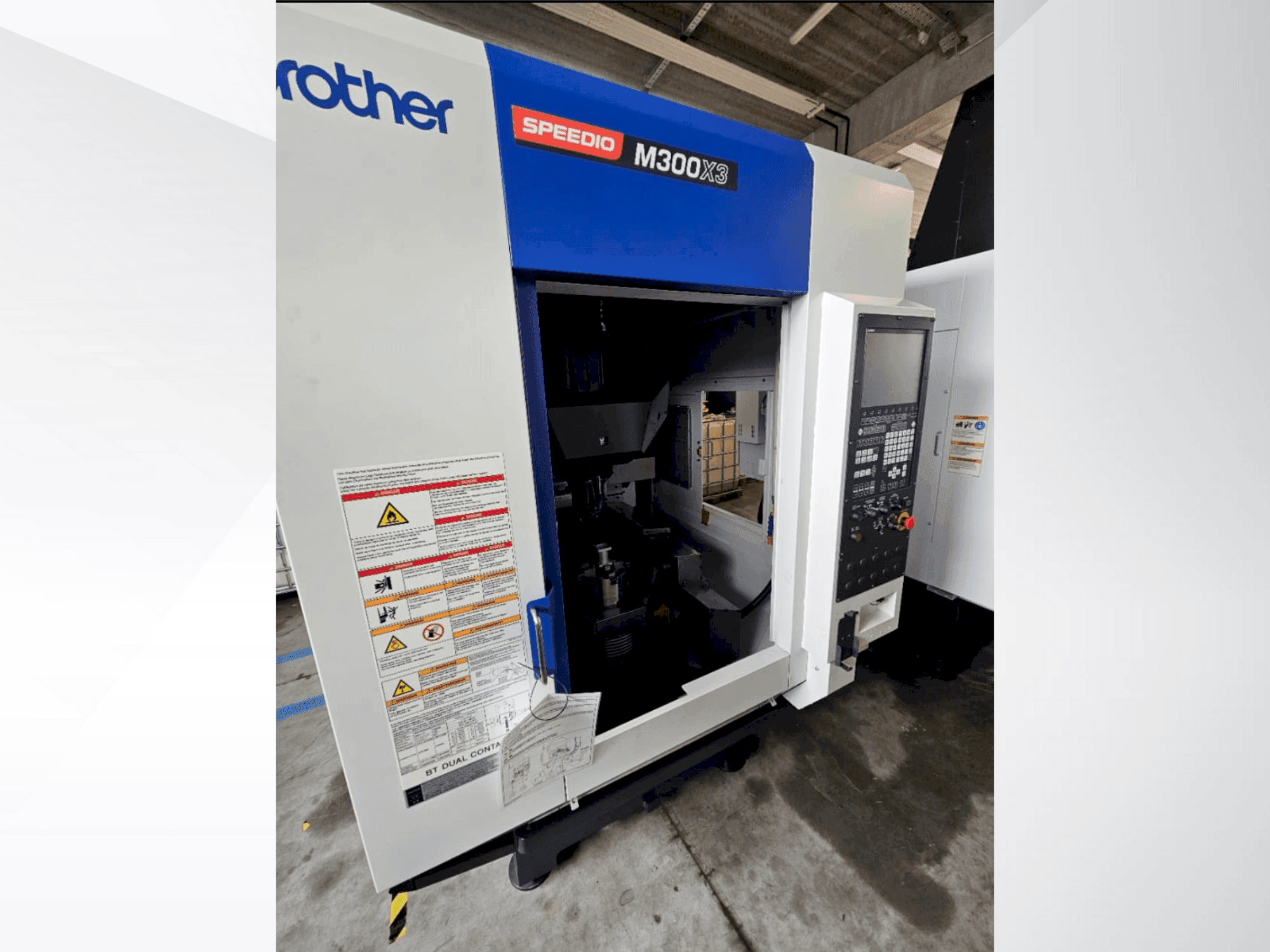 Front view of Brother Speedio M 300 X3 machine