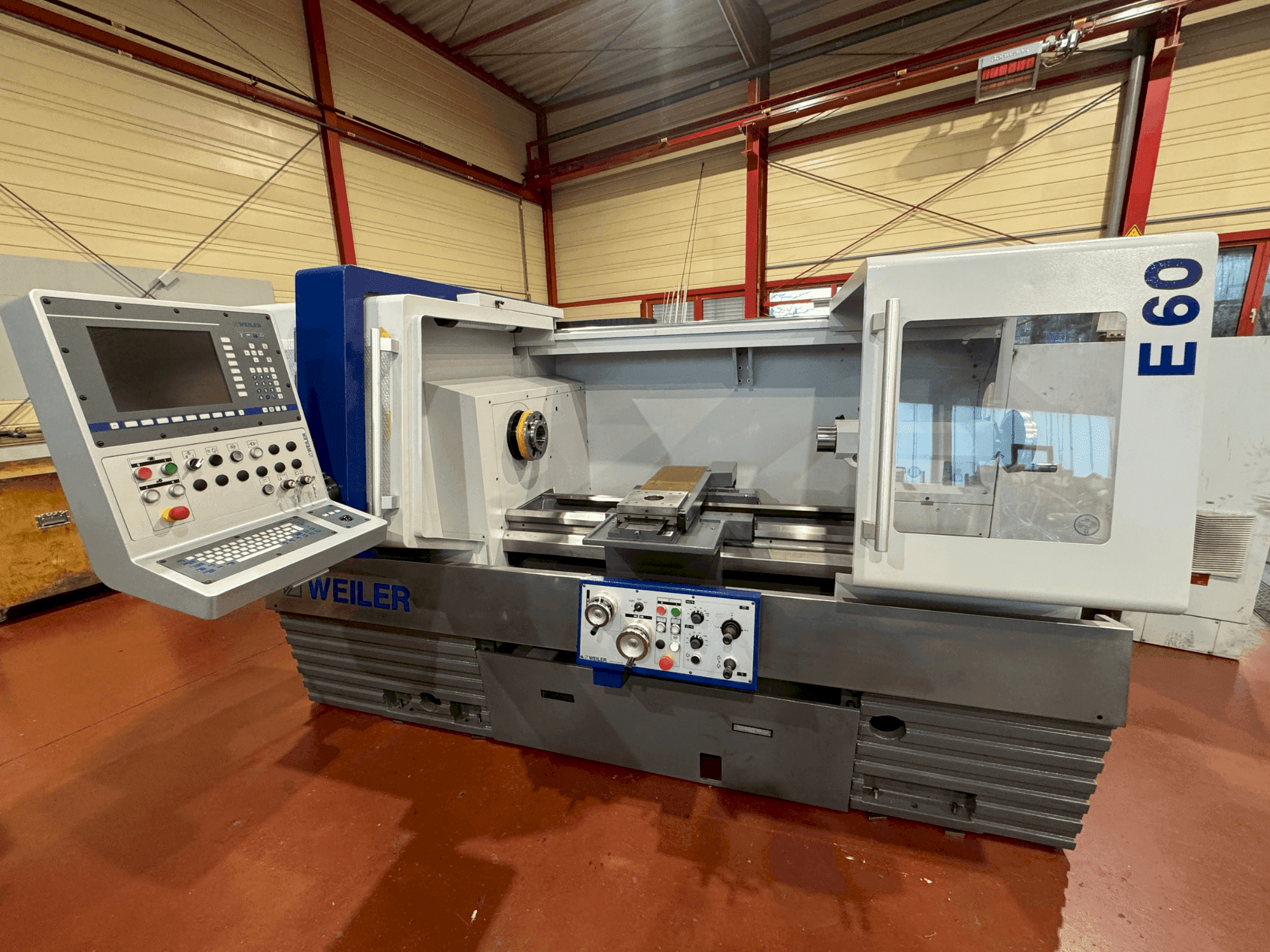 Front view of Weiler E 60x1000 machine