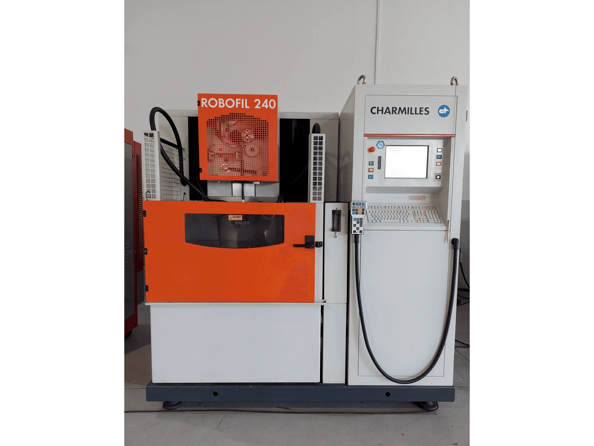 Front view of CHARMILLES ROBOFIL 240 machine