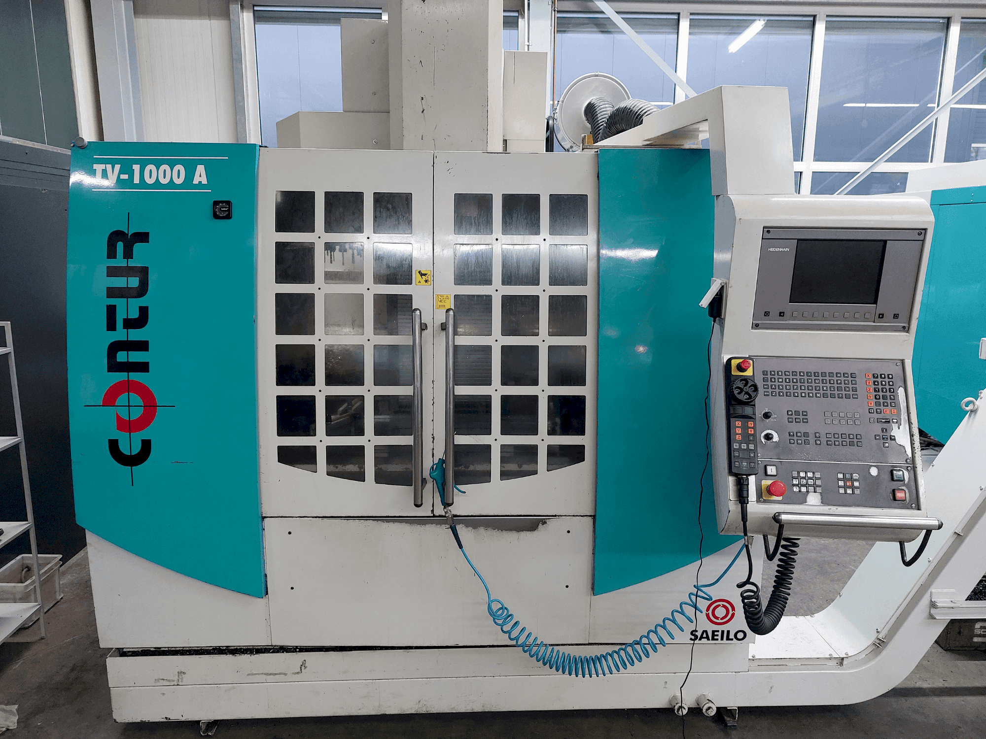 Front view of Saeilo TV1000A machine