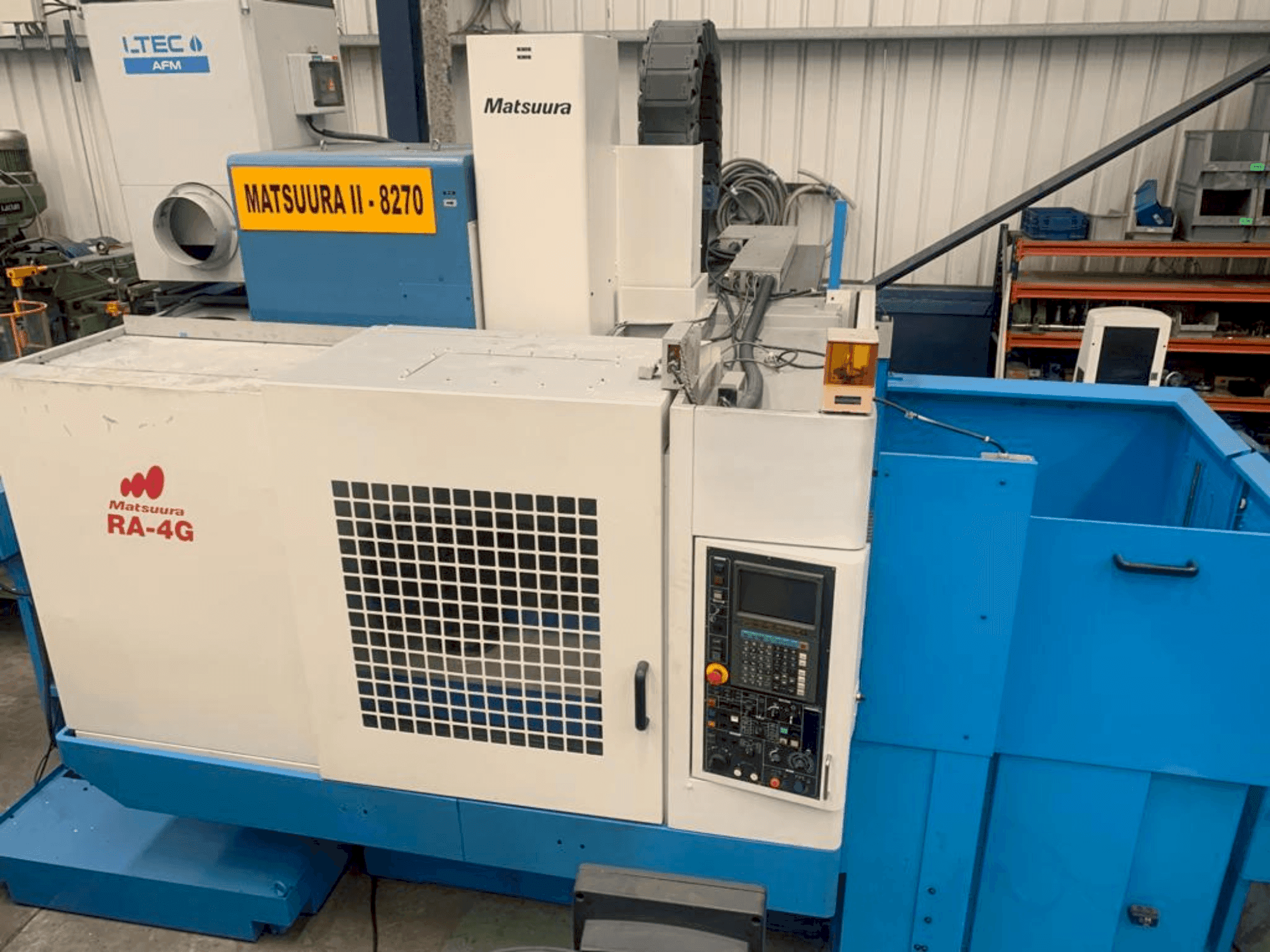 Front view of Matsuura RA-4G machine