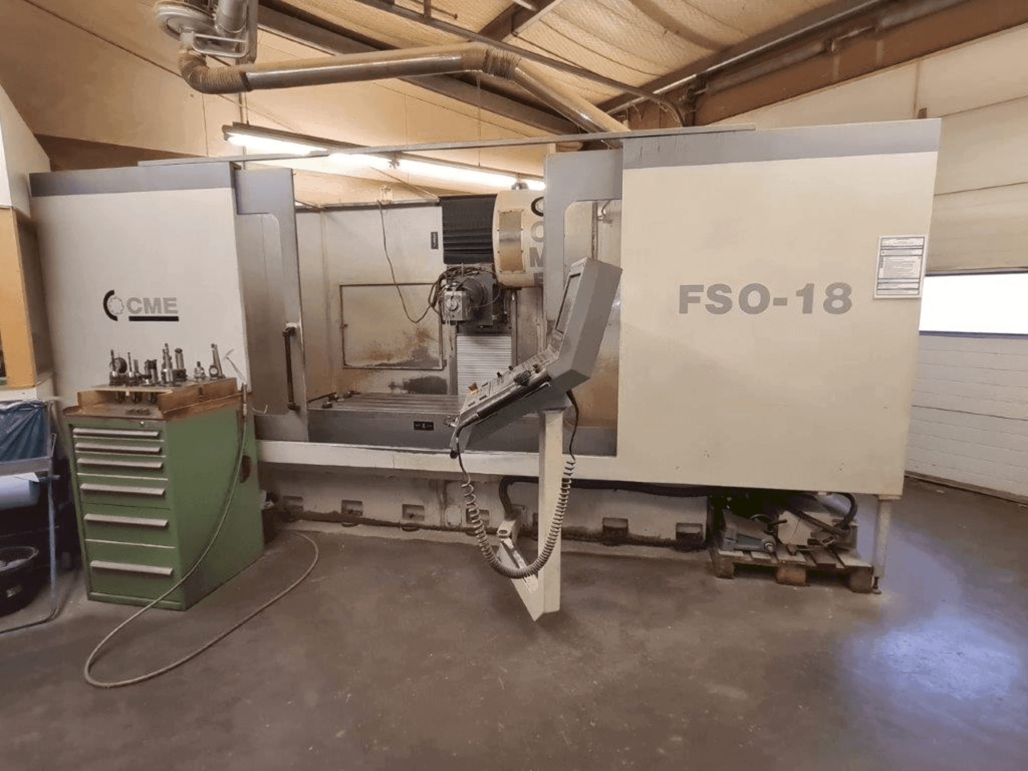 Front view of CME FSO-18 machine