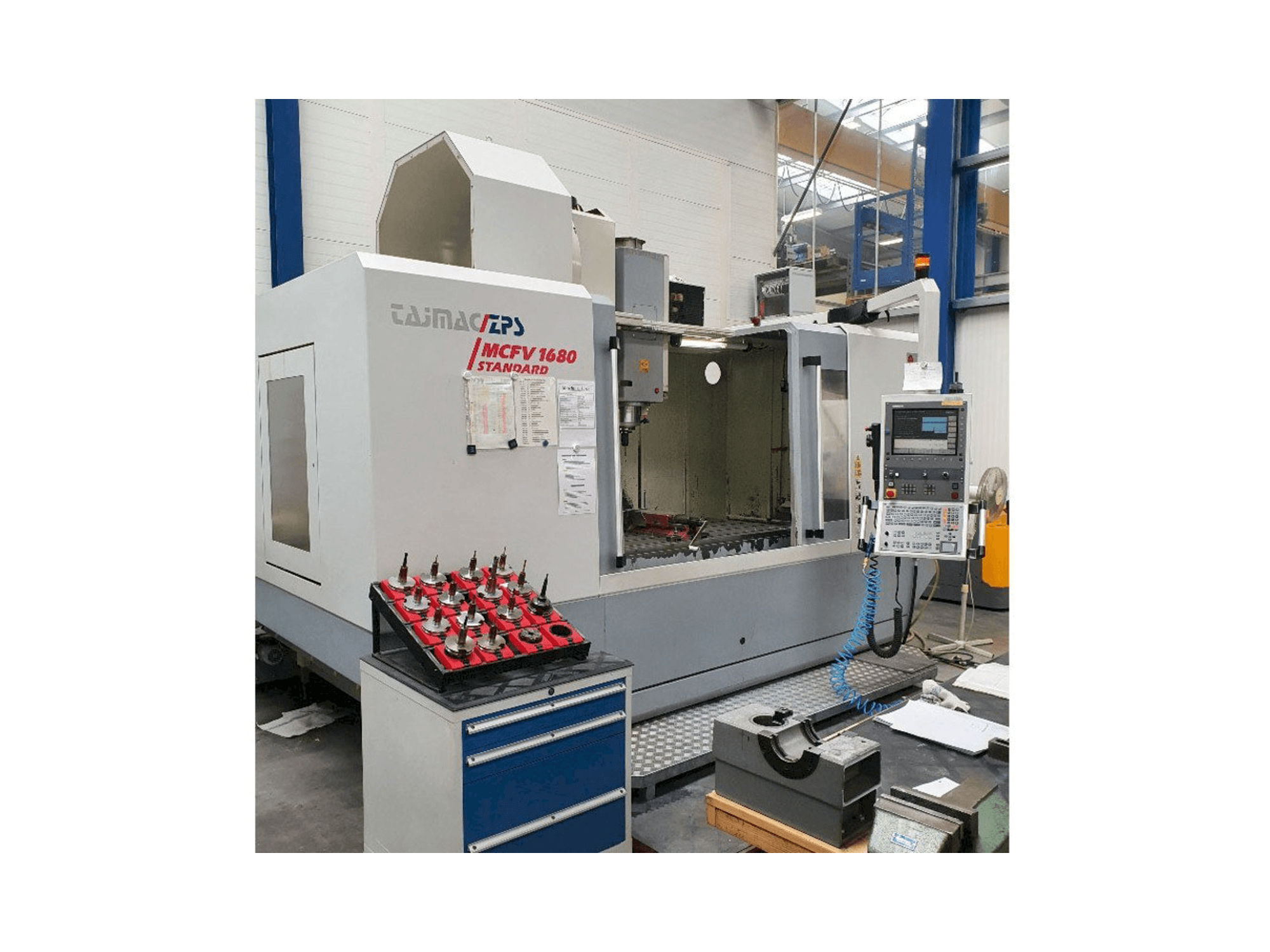 Front view of ZPS MCFV 1680 machine