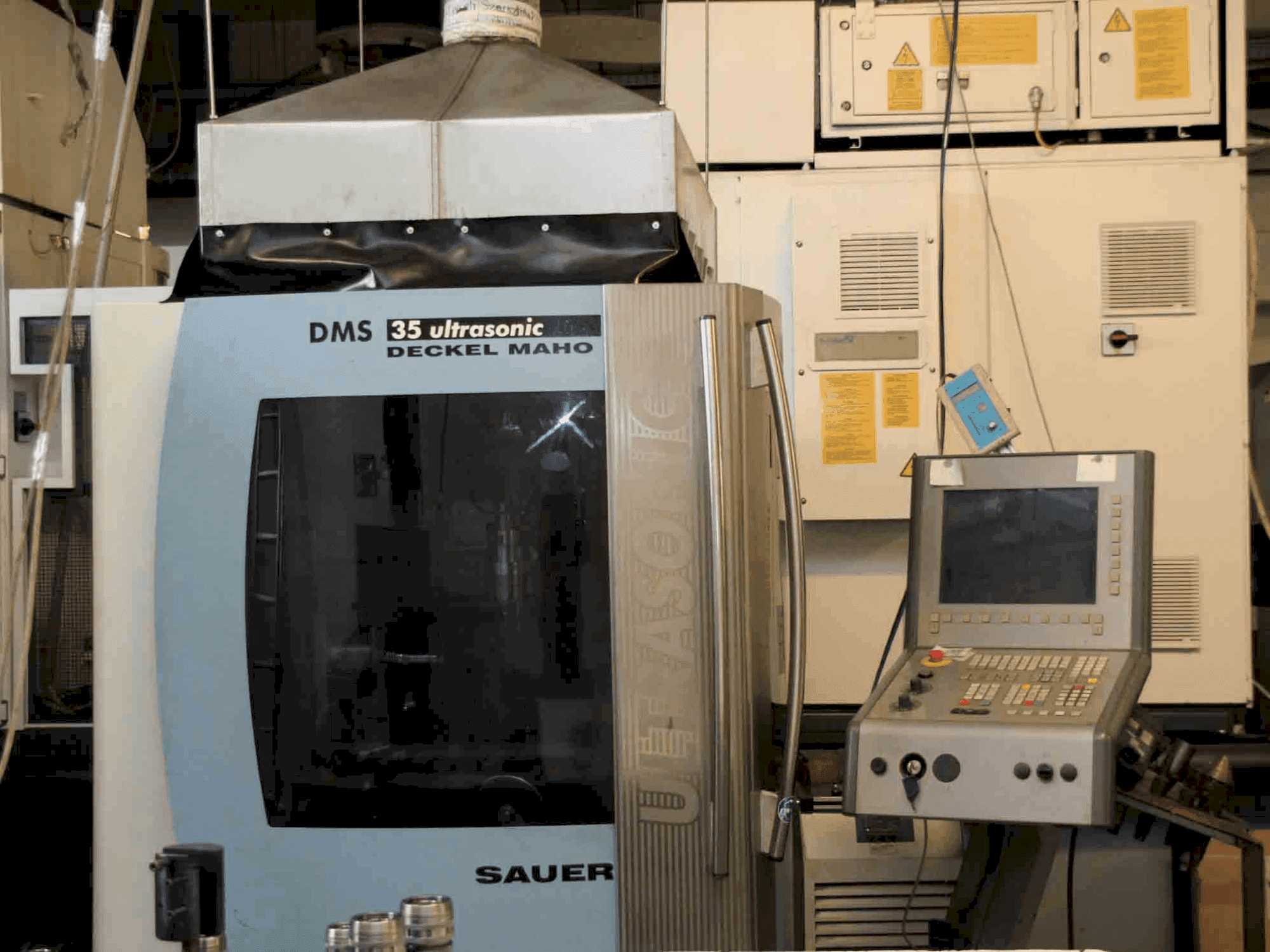 Front view of DMG MORI DMS 35 Ultrasonic machine