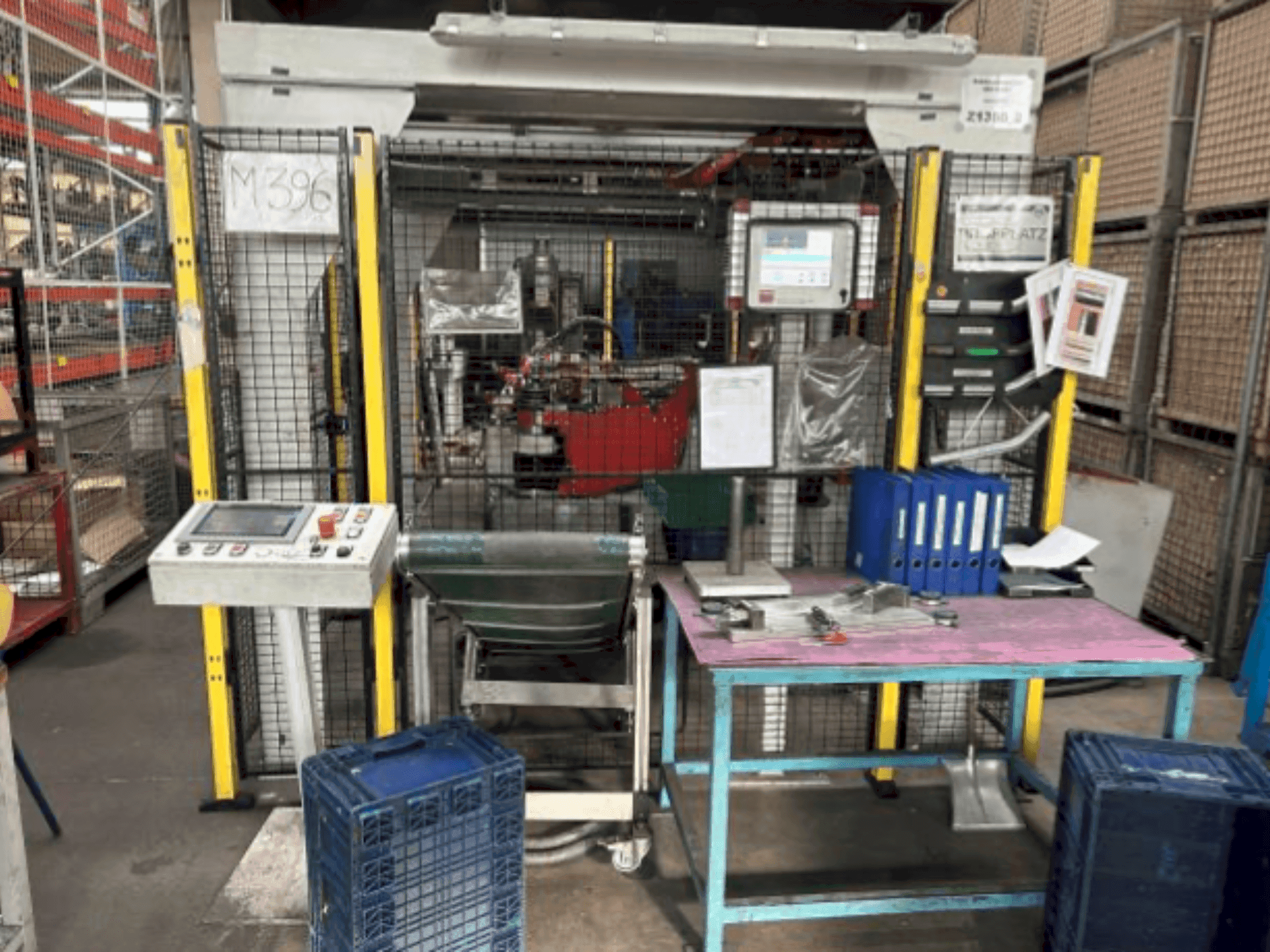 Front view of Transfluid DB 650 ST-SPS machine