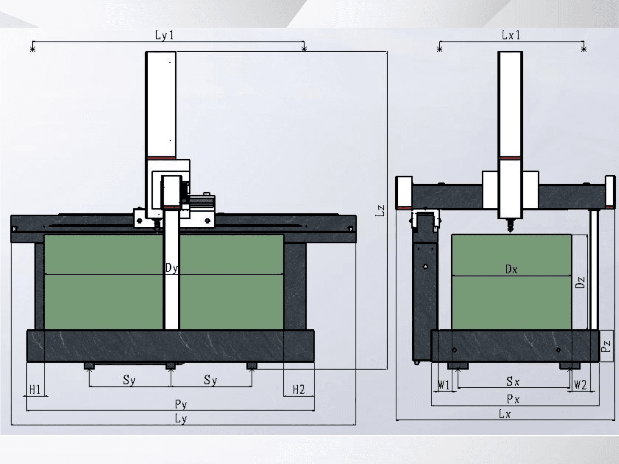 Side view of Mora Primus 152012 machine