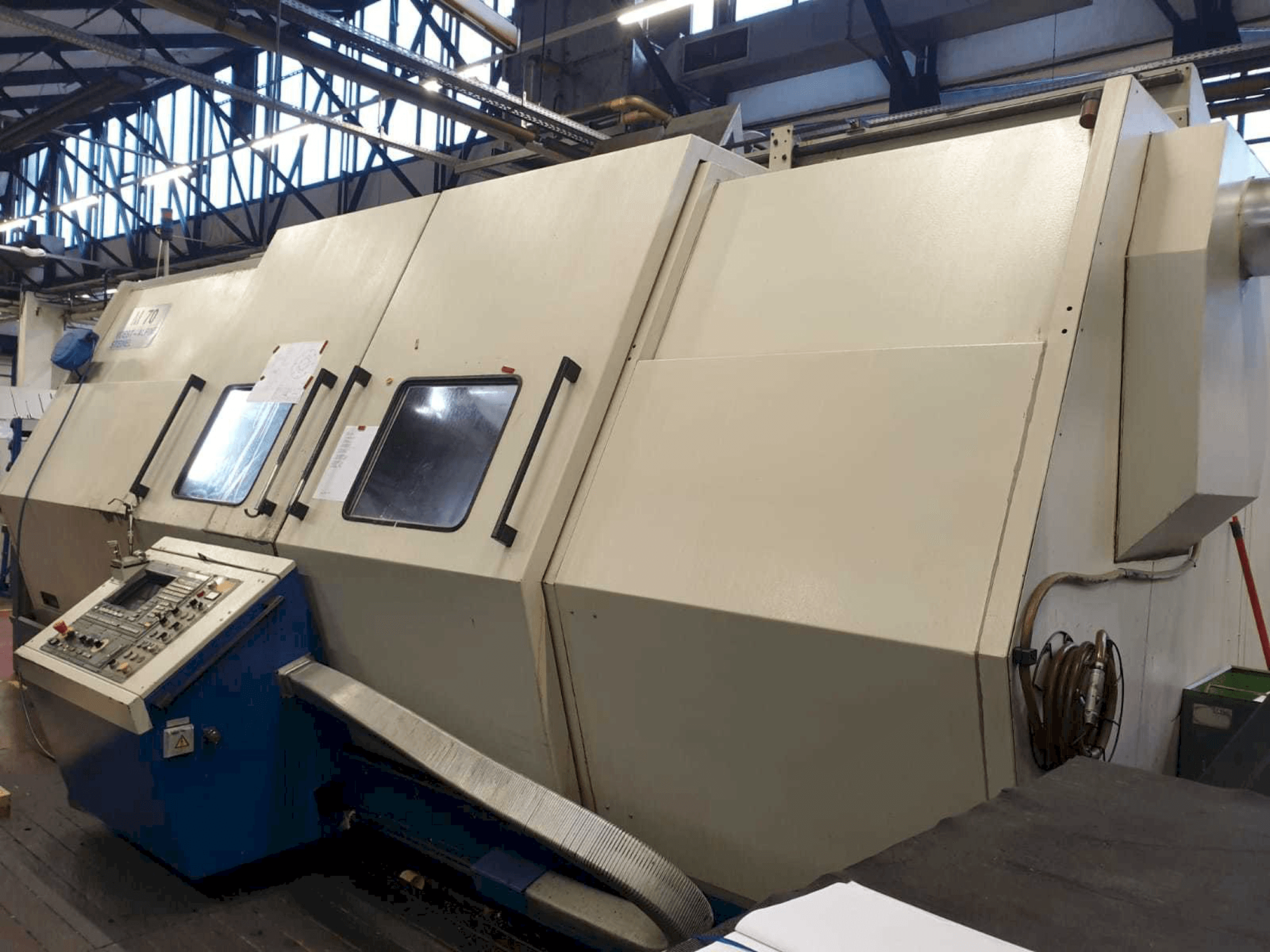 Front view of WFL M70 machine