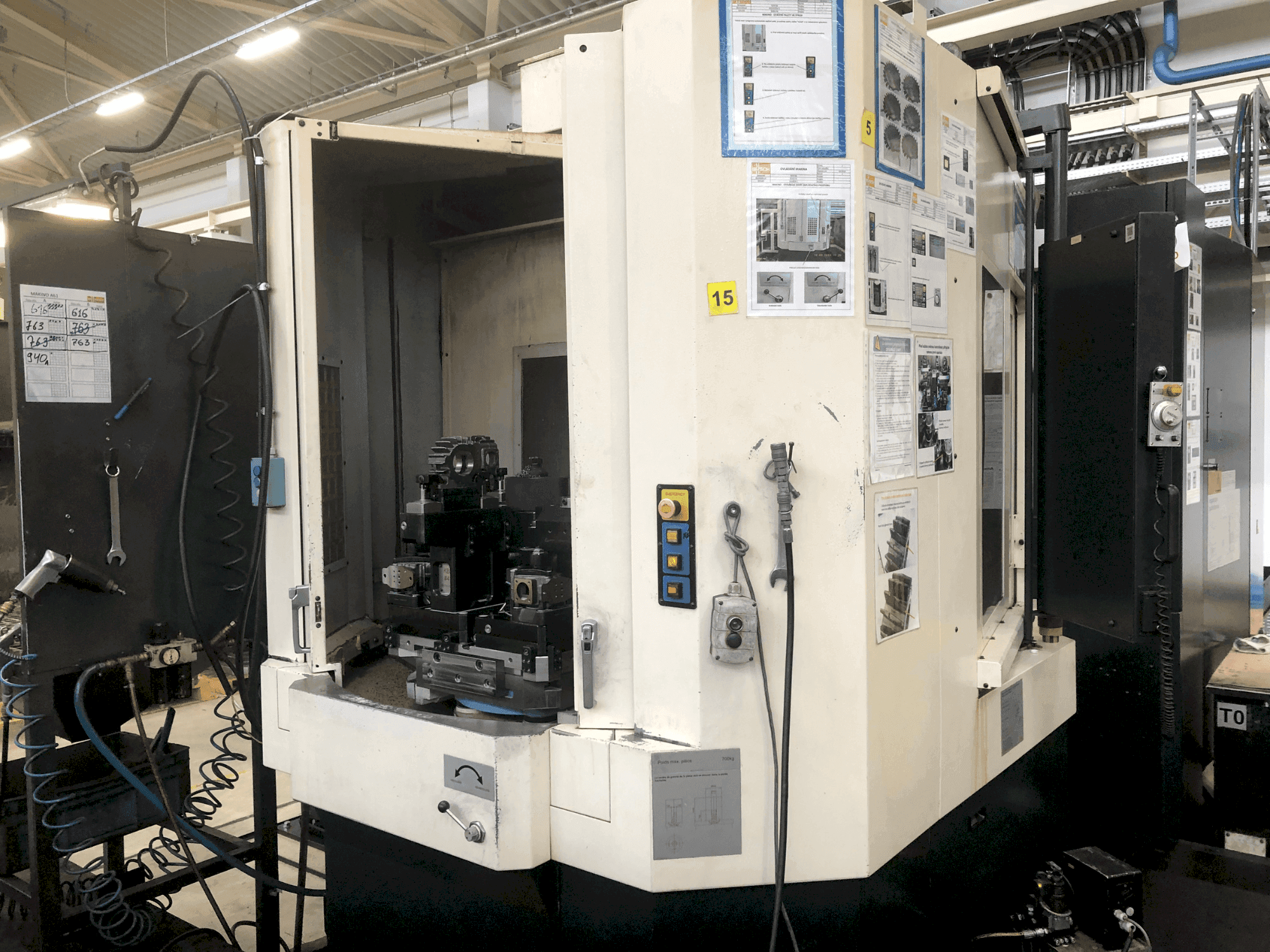 Front view of Makino a61-5XR machine
