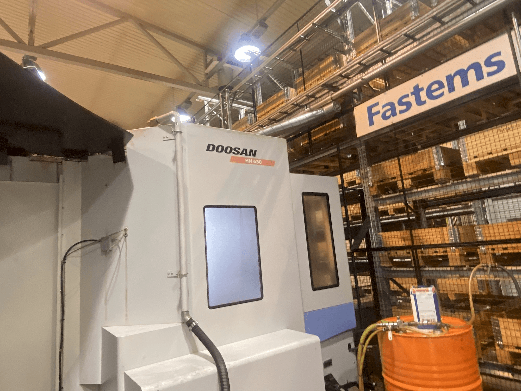 Front view of DOOSAN HM 630 machine