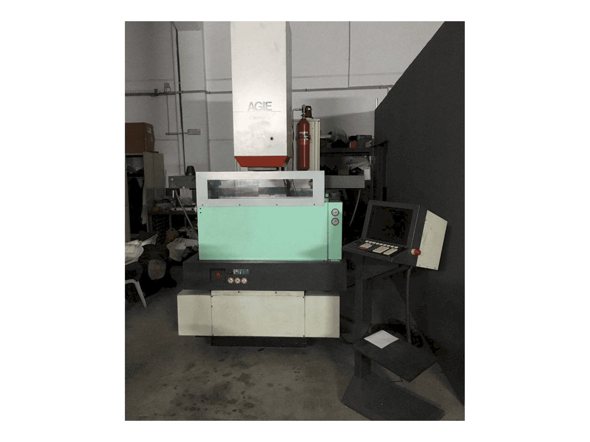 Front view of AGIE Agietron Compact 3 machine