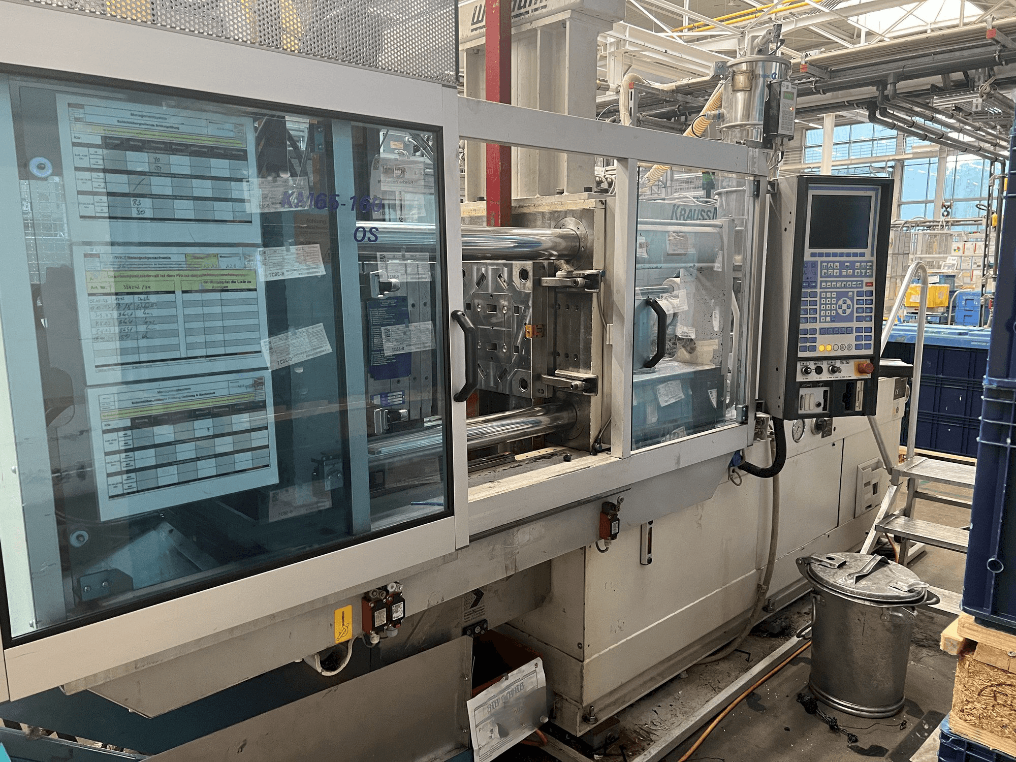 Front view of Krauss Maffei KM 65-160 C2 machine