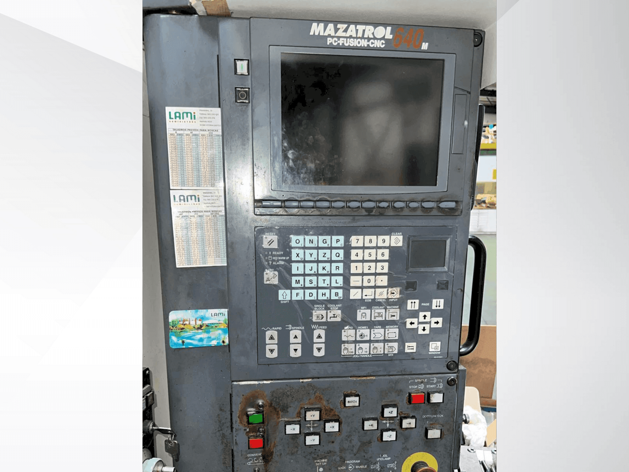 Control unit of Mazak VTC-B machine