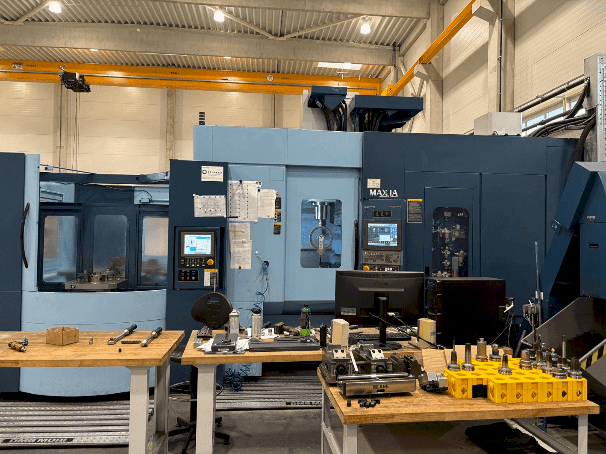 Front view of Matsuura MAM72-70V machine