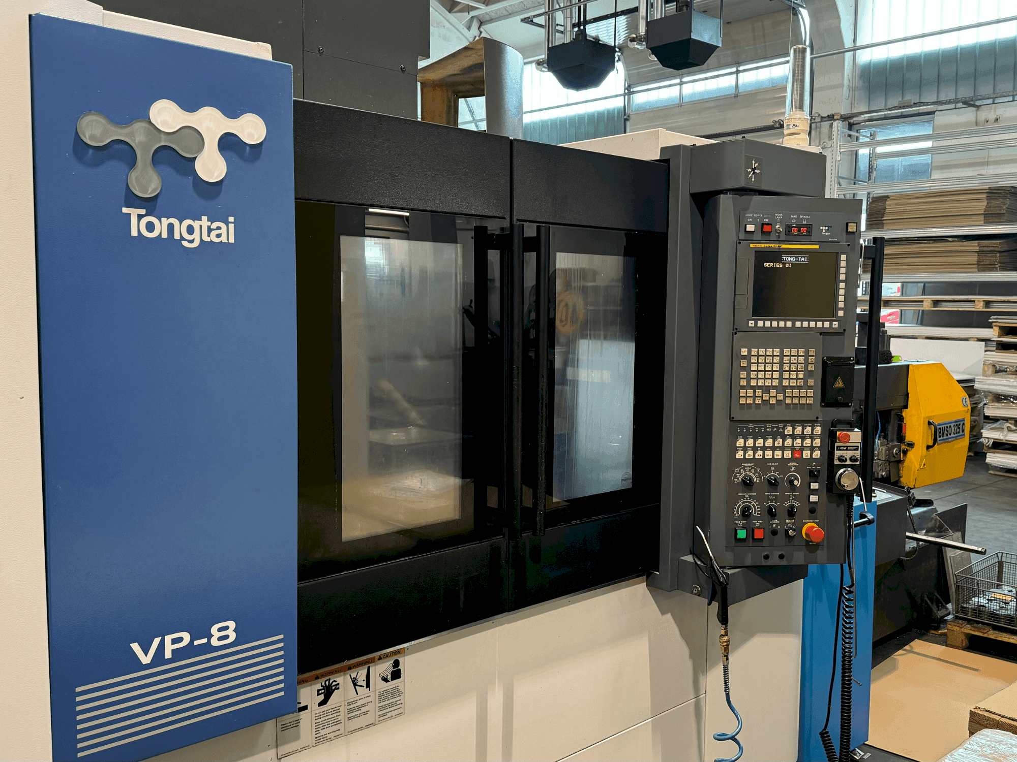 Front view of Tongtai VP-8 machine