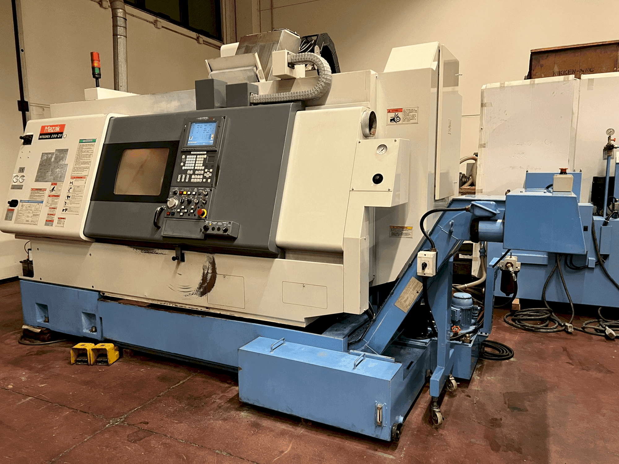 Front view of Mazak Integrex 200 IIY machine