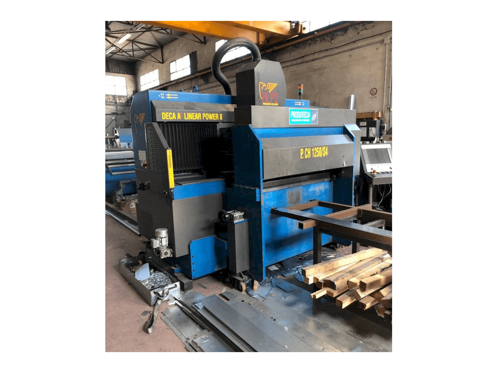 Front view of PRODUTEC ALPI DECA A2 machine