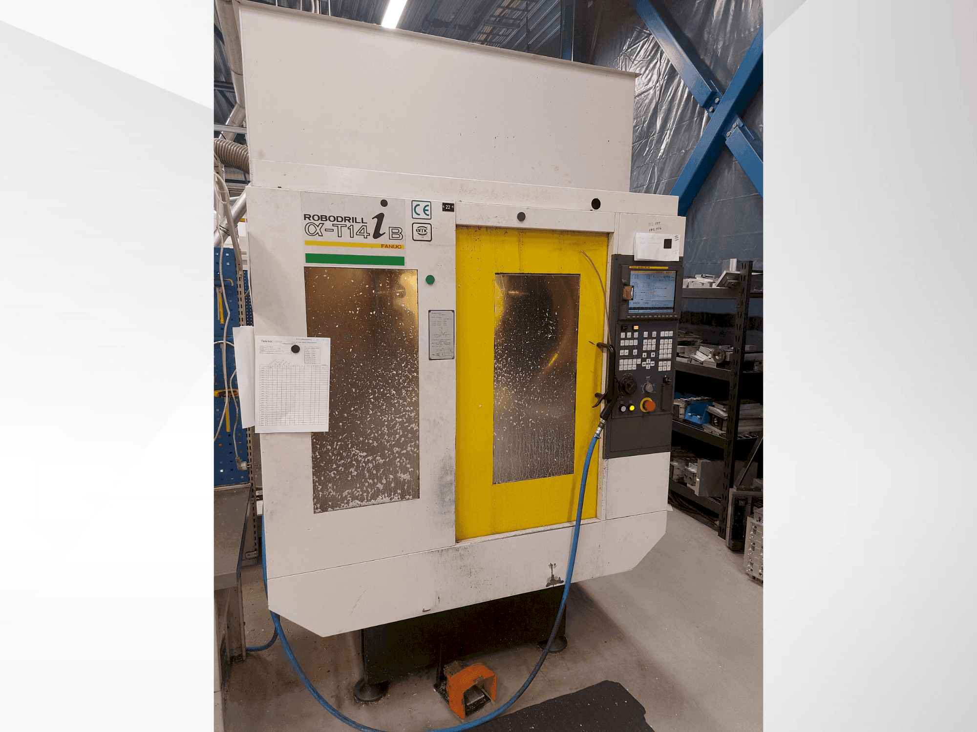 Front view of FANUC Robodrill α-T14iB machine